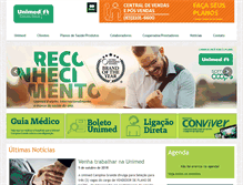 Tablet Screenshot of cg.unimed.com.br